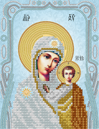 АС5-045 Казанская икона Божией Матери 16,5х13