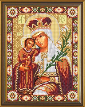 БИС 9053 Пресвятая Богородица Неувядаемый цвет 19х24