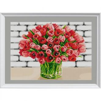 НИК 1420 Красные тюльпаны 29х39