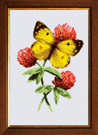 СБ-037 Желтая бабочка 19 х 28,5