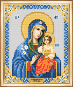 СБИ-003 Икона Божья Матерь Неувядаемый цвет 17,7х21,7