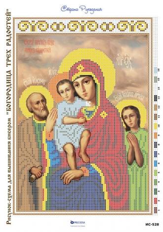 ИС-528 Трёх Радостей Богородица 19х26