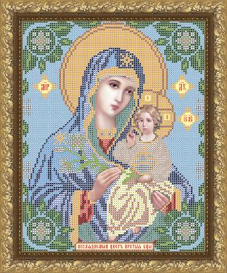 VIA 4013 Пресвятая Богородица Неувядаемый цвет 20,5х25
