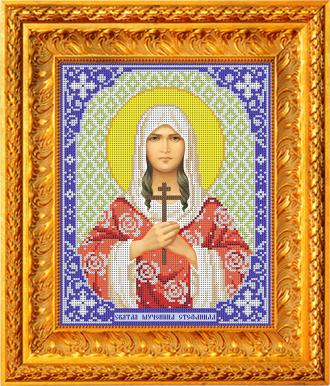ИА4-056 Святая мученица Стефанида Дамасская 20х25 