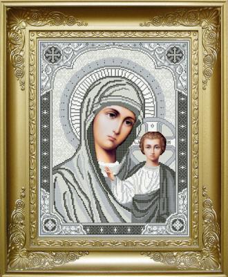 КРВ-41 Пресвятая Богородица Казанская (серебро) 33х43