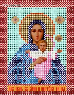 МНБ-002 Пресвятая Богородица Леушинская 8,5х11