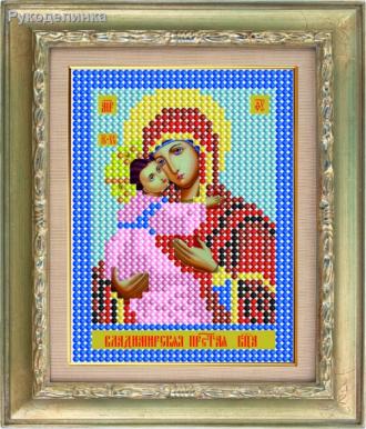 МНБ-046 Владимирская Икона Божией Матери 8,5х11