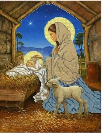 ПР-065-3 Рождение Христа. Колыбельная 27x35