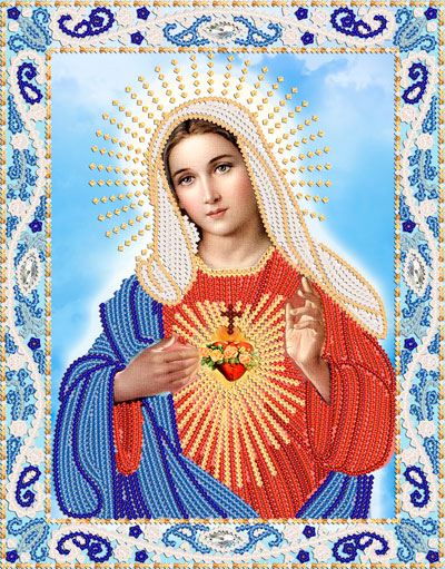 Предпросмотр - Схема вышивки «Икона Девы Марии» - Автор «alena4» - Авторы - Вышивка крестом